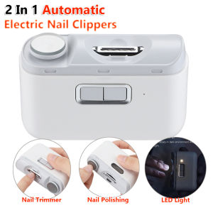 Điện kềm cắt móng tay dành cho Người lớn bé tự động Đồ bấm cắt móng Máy Mài Móng Mài Led Mini Làm Móng Tay dụng cụ đánh bóng