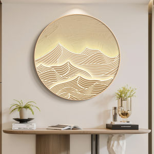 JILEDUO | Luxurious Round Decorative Wall Art for Entrance Corridor