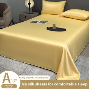 HAOMIAN | Cool Silk Smooth Bed Sheets 3pcs