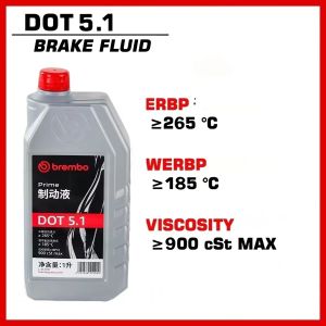 Brembo DOT 5.1 Brake Fluid - Dry Boiling Point ≥270°C Wet Boiling Point ≥185°C Viscosity at -40°C <900 cSt 500ml. Singapore Local inventory