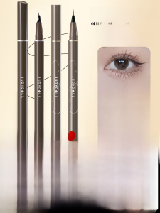 Juduo Orange Flower Eyeliner Pen Fine Waterproof Long-lasting No Smudging Newbie-friendly for Lower Lashes And Eyebrows
