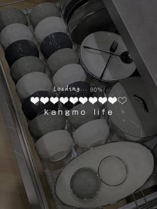 Nordic Luxe Underglaze Ceramics Tableware Set