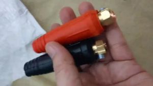 2pair(sockets+plugs) DKJ 10-25 Connector Plug Socket Welding Machine