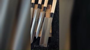 Pisau Dapur 210mm Usuba Japanese knife Stainles Steel Pemotong Lobak Sayuran Daging dan Buah