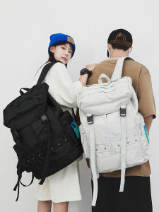 Backpack Mens College Student Men Backpack Hiking Backpack Travel Bag High School Student Bag Boys Good-looking Large Capacity