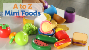 [3+] ชุดของเล่น “อาหารมินิ A-Z” Mini Alphabet Foods