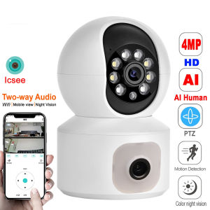 HD PTZ Wireless Surveillance Cameras Wifi Monitoring Webcam 360° Rotation Mobile Phone Remote Home Baby Monitor with IP Camera