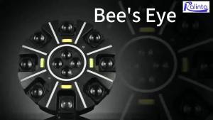 8 head led bee disco lights dj party disco ball lights with multiple function options for bee eye and disco ball