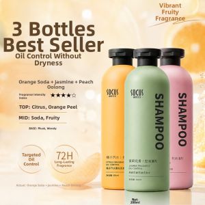 SOCUS | Dandruff Control Itchy Scalp Anti-Oil Shampoo Volume