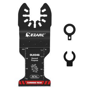 EZARC Carbide Oscillating Saw Blades General Purpose Quick Release for Metal Nails Wood Plaster Drywall PVC Multitool Blades