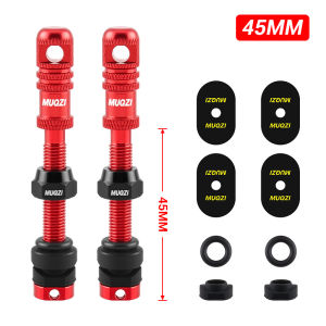 MUQZI 45/55/65/75/85/100mm Tubeless Valve Bike Presta Valve Stem