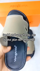 yongkidz oroginal sandal anak laki laki slop empuk nyaman di pakai sehari hari