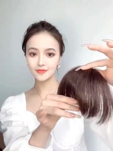 Tóc Giả Mái Ngố Tỉa Ziczac Mái Ziczac Maruko Phong Cách Nhật Bản BLINK HAIR