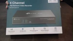 TP-LINK รุ่น VIGI NVR1004H-4P เครื่องบันทึกกล้องวงจรพร้อมระบบ PoE 4 ช่อง