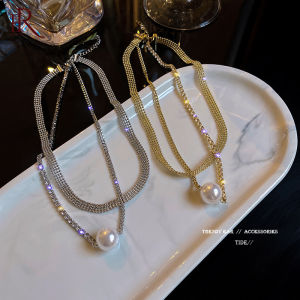 Frascati New Arrival Necklaces Fashion Women Pearl Necklaces Trendy Strand Metal Round Simple Elegant Korean Jewelry Gift