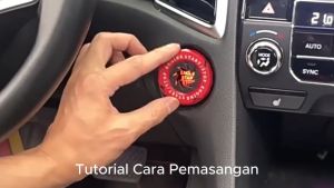Mulai Menggunakan Tombol Key Cover Mobil Motor Pengaman Pelindung Tombol Mesin Ignition Metal Alloy