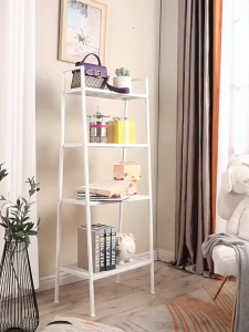 Metal Bookshelf Storage Rack Shelves For Living Room/Bedroom/Kitchen/Bathroom/Home Office
