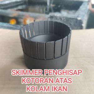 Skimer Putar Kolam Ikan Penghisap Kotoran Atas 3 dim