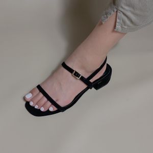 Keith 1.5 inches heels by Geulia Heels for Women in Black