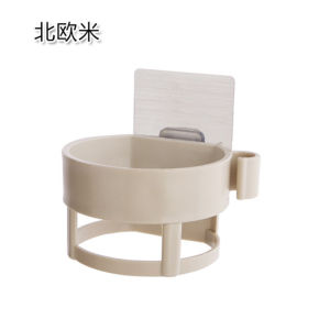 Giá Treo Máy Sấy Tóc Gắn Tường Phòng Tắm Đơn Giản Không Cần Khoan Giá Để Đồ Dùng Vệ Sinh Cá Nhân Bằng Nhựa Một Lớp Của Thương Hiệu Ganhong