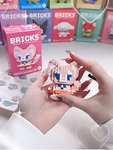 Nano Building Blocks Cartoon Educational Toys for Kids Mainan Hadiah Birthday Gift Mini Bricks