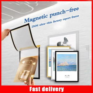 A3 A4 Wall Magnetic Photo Frame Multi-functional Photo frame Wall Sticker Display Card Self-adhesive Magne