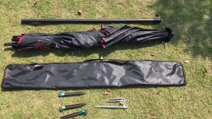 2.6M Outdoor Fishing Umbrella Garden Umbrella Outdoor Beach Umbrella Payung Outdoor Patio Umbrella Fishing Umbrella