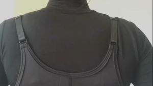 Women Body Shaper Waist Trainer Cincher Corset Strap Zip Up Vest Black Slim Top