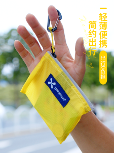 Waterproof Travel Card Holder Outdoor Document Bag Lightweight Portable Wallet Storage Bag for Masks Coins Keys Men Women