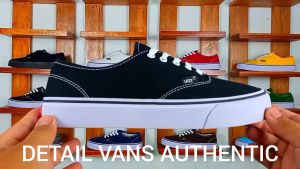 Vans Sepatu Sneakers Pria Kanvas Premium Foxing Karet Anti Licin Gaya Kasual Sekolah Keren Murah