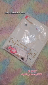 PIYAMA BAJU TIDUR WANITA 3IN1 SUTRA PI2037