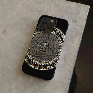 New Chinese Style Wheel Curse Art Creative Phone Case Suitable for  7/8/X/XR/11/12/13pro/14/15promax/16 Personality High-End National Trend Style