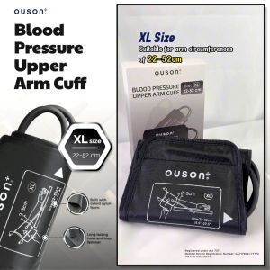 [XL SIZE 22-52CM] OUSON Arm Strap Cuff Belt For Blood Pressure Monitor Machine XL Size 22-52cm (Arm Type)