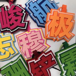 TF Three Generations Felt Pendant Nonwoven Fabric Hanger Era Youth League around Handbag Pendant Non-Woven Ornaments