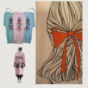 Moode.Id Baju Kaos Tunik Panjang Wanita Dewasa Jumbo Lengan Panjang Bahan Spandek Babyterry Premium Terbaru 2025 - All size