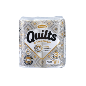 Sanicare Quilts Kitchen Towel Twin 3-ply