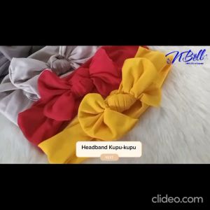 BANDANA BAYI PITA KUPU-KUPU JUMBO / BANDO ANAK NEWBORN HEADBAND BESAR ANAK MURAH 0-2 TAHUN