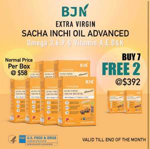 BJN Sacha Inchi Oil Capsules 60s