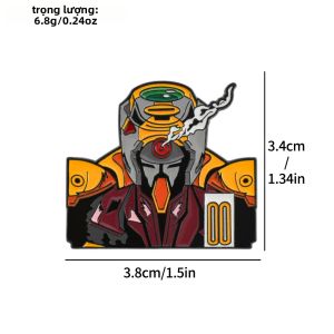 Bandai | Trâm Cài Áo Hoạt Hình Anime - Huy Hiệu Cài Áo Cho Quần Áo Và Ba Lô Phụ Kiện Manga Bằng Hợp Kim Quà Tặng