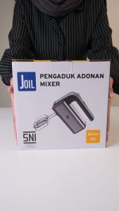 Joil Hand Mixer Ergonomis 5 Kecepatan + Turbo Stainless Steel Food Grade - M3-HM
