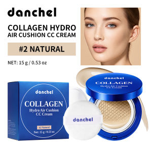 Collagen Air Cushion CC Cream Long-Lasting Hydration Conceal Acne Marks Redness & Pores Waterproof Sweatproof Collagen CC Cream