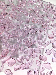 Pointed Bottom Shaped Ice Powder Nail Art Jewelry with Glass Material SUNLEAD Easy to Dry Persistent Glossy Nail Jewelry for Any Skin Type