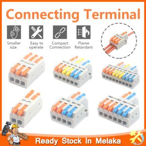 Quick Wire Connector Universal Splicing Multiplex Butt Cable Push-in Terminal Block Home Wiring Connectors Junction Box