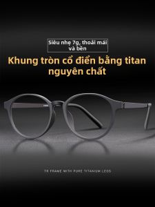 LUYING | Kính Đọc Sách Chống Ánh Sáng Xanh Nhẹ Dạng Tròn