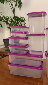 Otaru Bening Sealware 7G Toples Plastik Set isi 14 pcs - Wadah Makanan