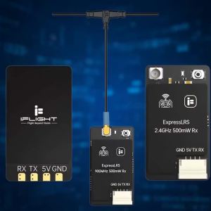 IFlight 2.4GHz/900MHz 500mW ExpressLRS ELRS Receiver Rx With Antenna