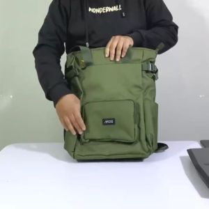 JOY ARMY |MNM x ARCIO| Tas Ransel Pria Jinjing Backpack Tote Bag