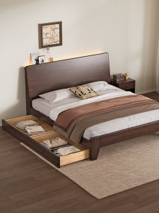 WQIN | Solid Wood Bed Frame Double/Single Bed