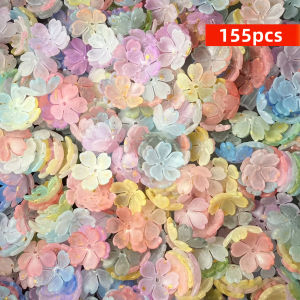 155 Hạt Cườm Acrylic Hình Hoa Đào 15mm Có Lỗ Vàng Dùng Làm Đồ Trang Sức Tự Làm Hạt Cườm Hoa Trang Nhã Dùng Cho Thủ Công Mỹ Nghệ