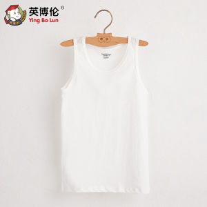 Ying Bo Lun Boys and Girls Vest Summer Childrens Cotton Thin Vest Cotton Sleeveless Underwear Spring and Autumn